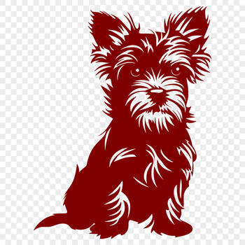 Free Free Yorkshire Terrier Vector Craft File