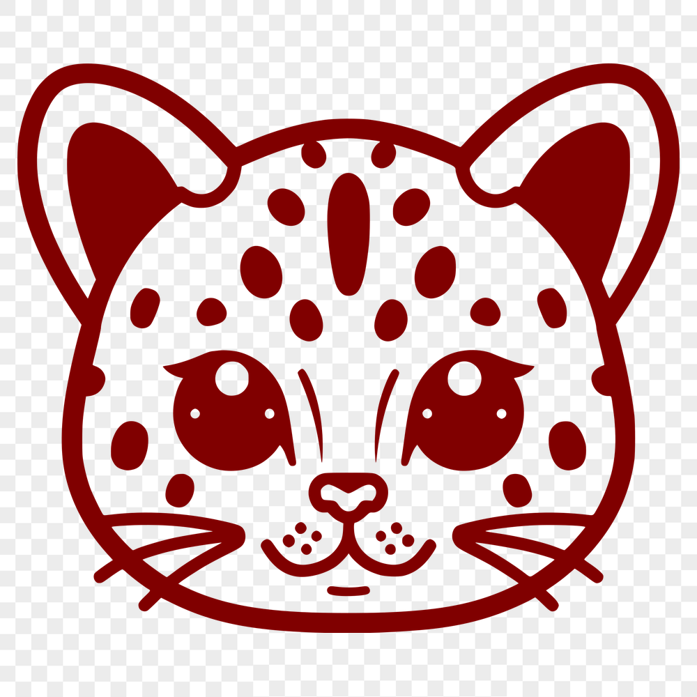 Free Beautiful Big Cat Vector Art