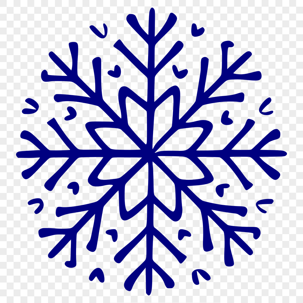 Artistic Snowflake PNG