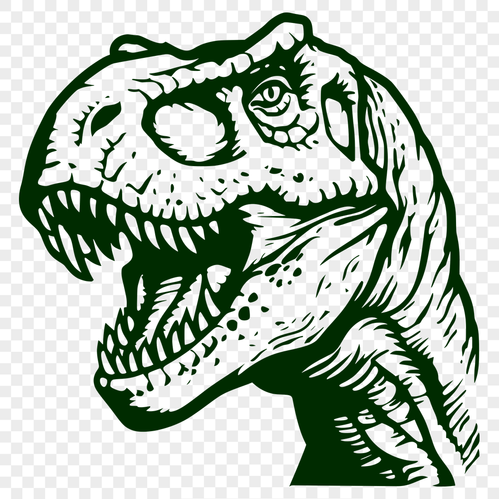 Creative T Rex Stencil