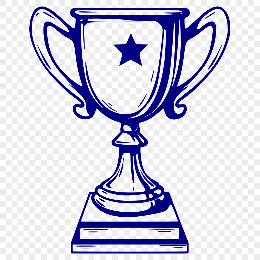 Trophy Vector Image In PDF File Format For Free Download