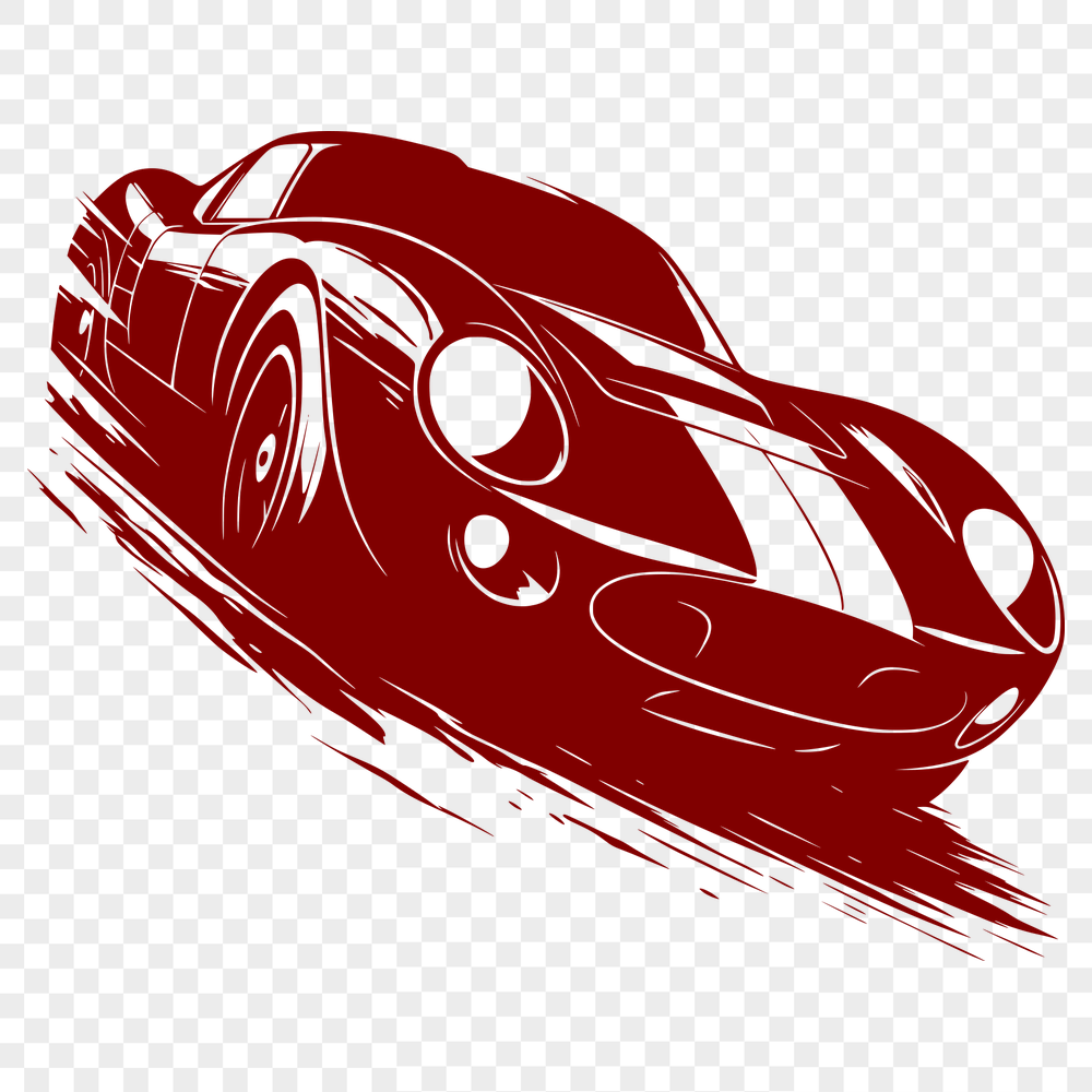 Free Unique Car Vector Image SVG - Commercial Use