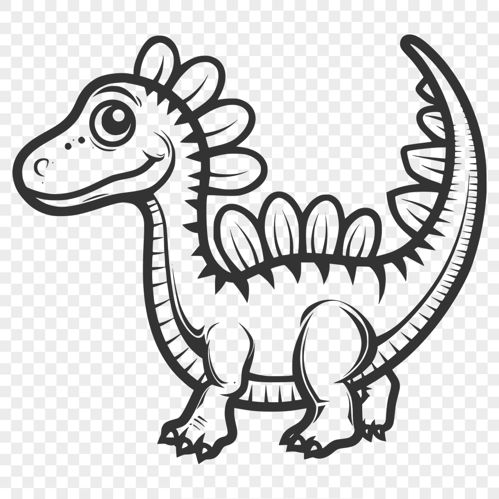 Stunning Dinosaur - Procreate SVG