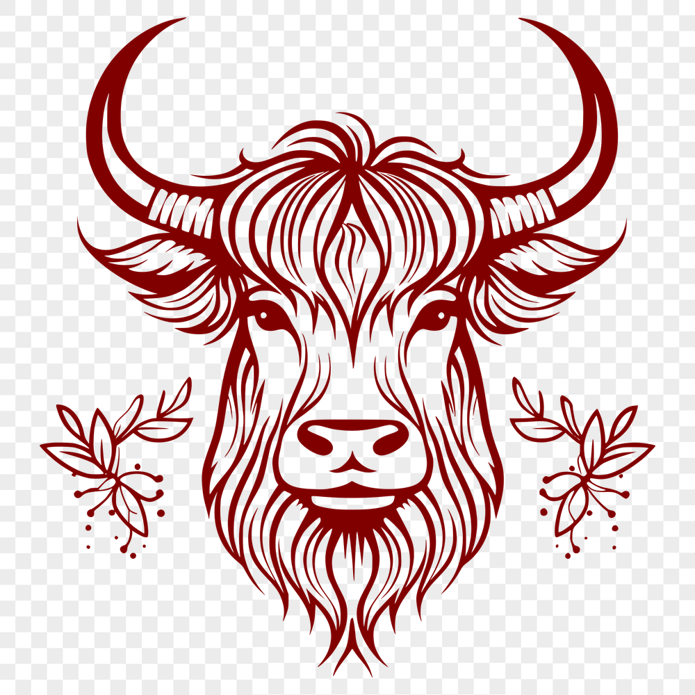 Free Highland Cow SVG - Free Commercial Use Download