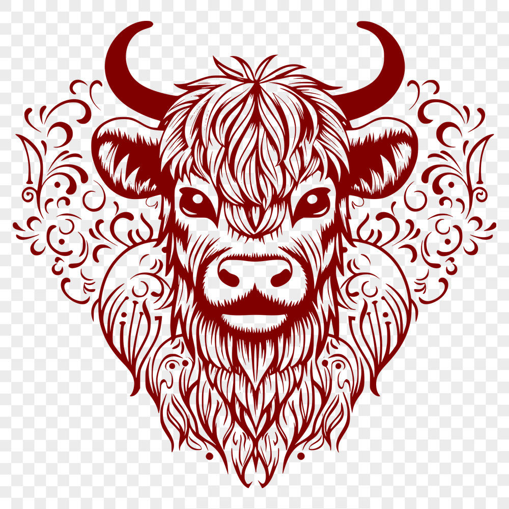 Cow In DXF For Download, Free Commercial Use