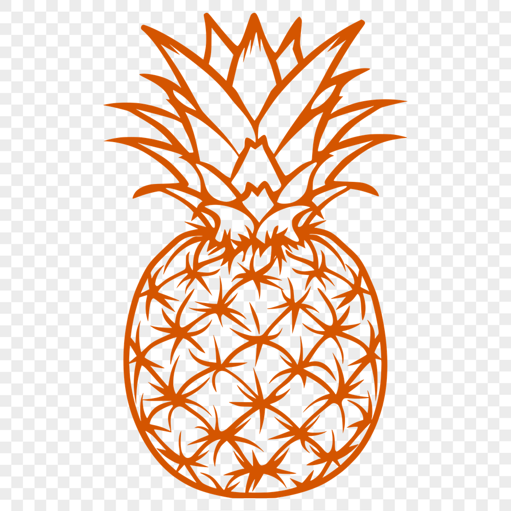 Free Pineapple Digital Artwork