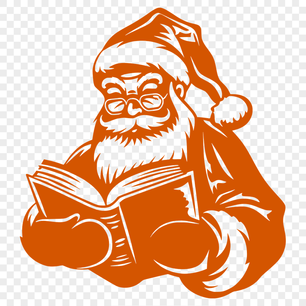 Artistic Santa - SVG Format