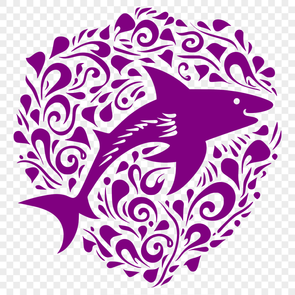 Shark In SVG Format - Free Commercial Use License