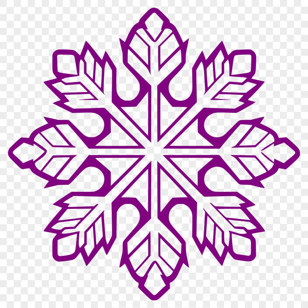 Free Snowflake - Glowforge DXF