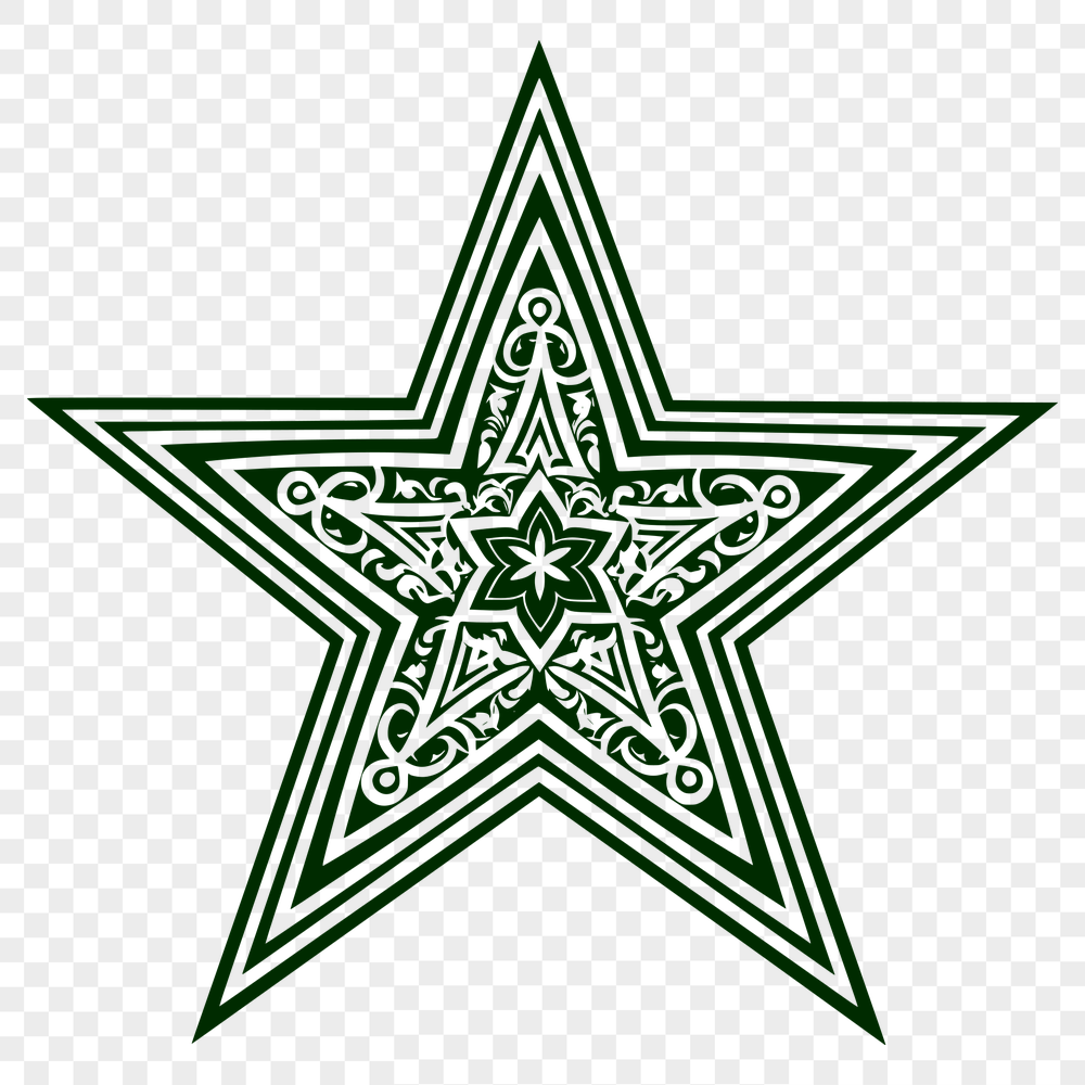 Creative Star In DXF - Free Download