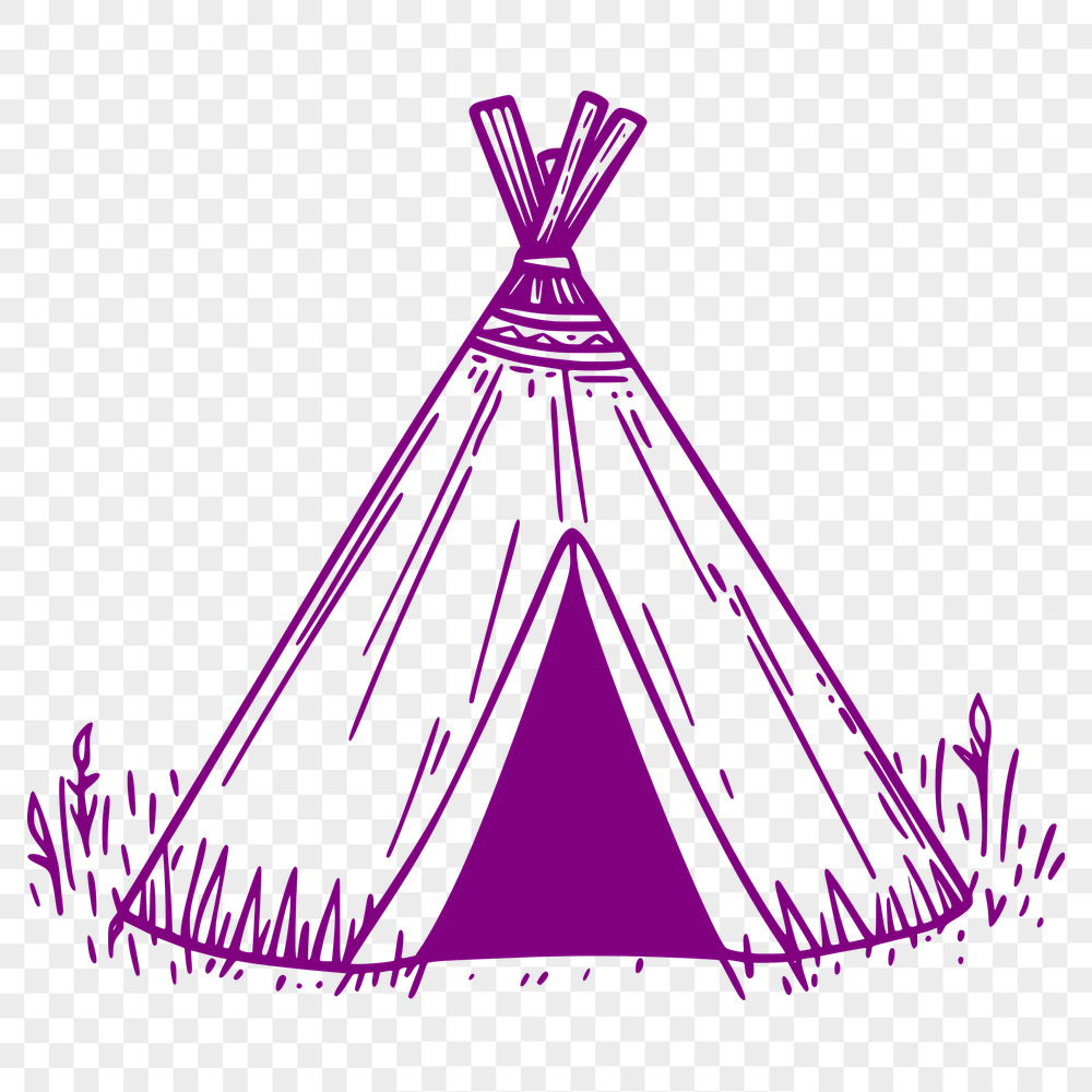 Teepee Artwork In PNG File Format For Free Download