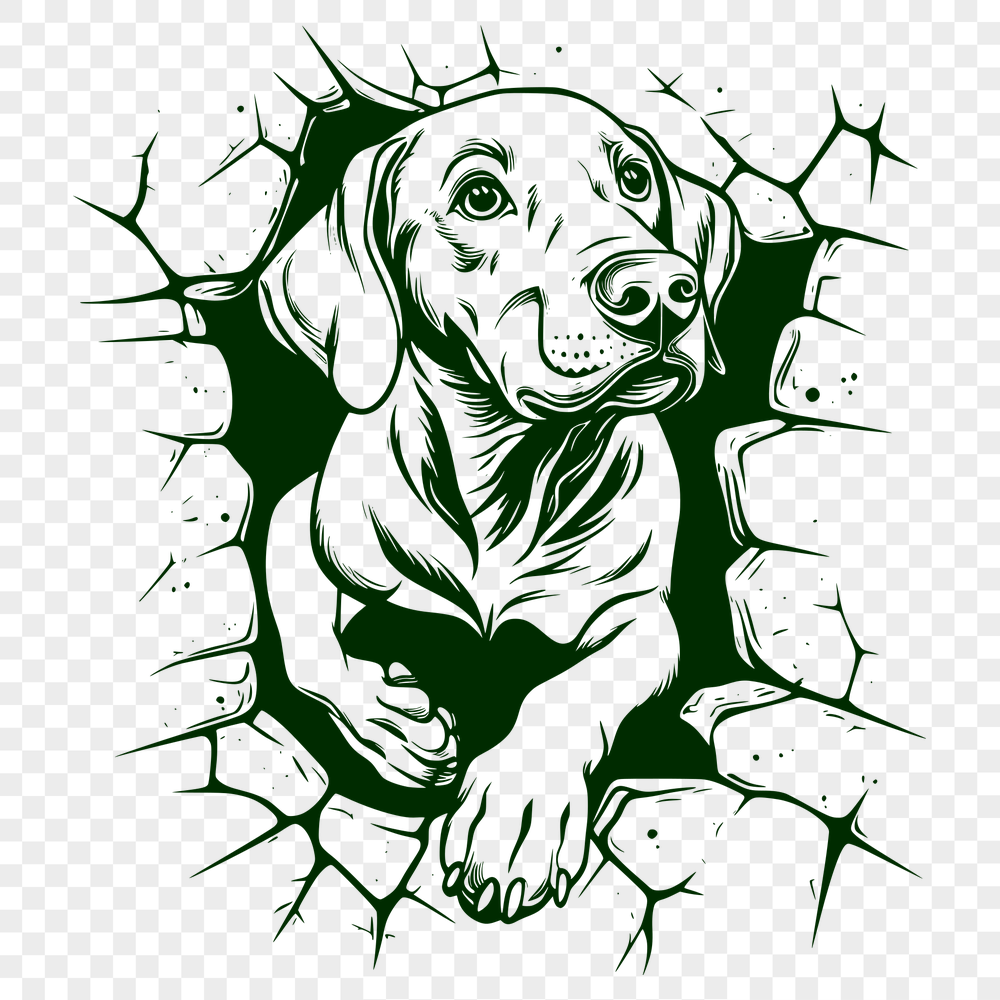 Unique Weimaraner Printable Artwork PDF - Free Download