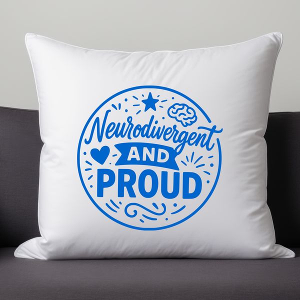Inspirational SVG Quotes for Neurodivergent Individuals Neurodivergent quotes in a modern vector design featuring inspirational sayings about ADHD and autism.