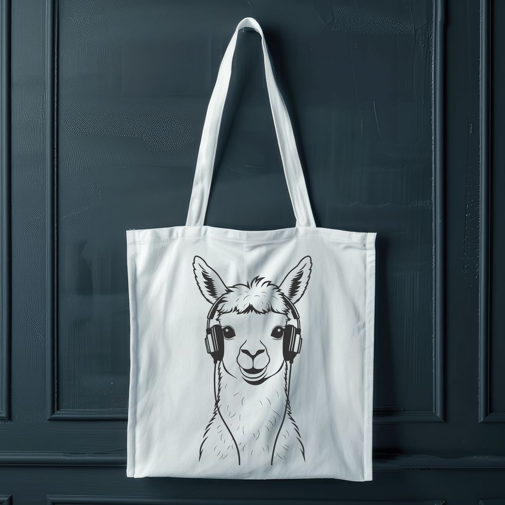 Cute Alpaca Design Vector Graphic A simple vector design featuring an alpaca in a cute pose.
