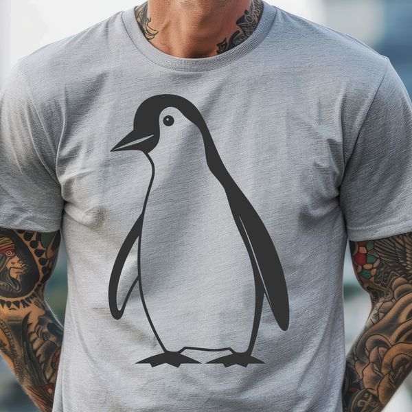 Cute Vector Penguin Illustration A detailed illustration of a penguin in vector format.