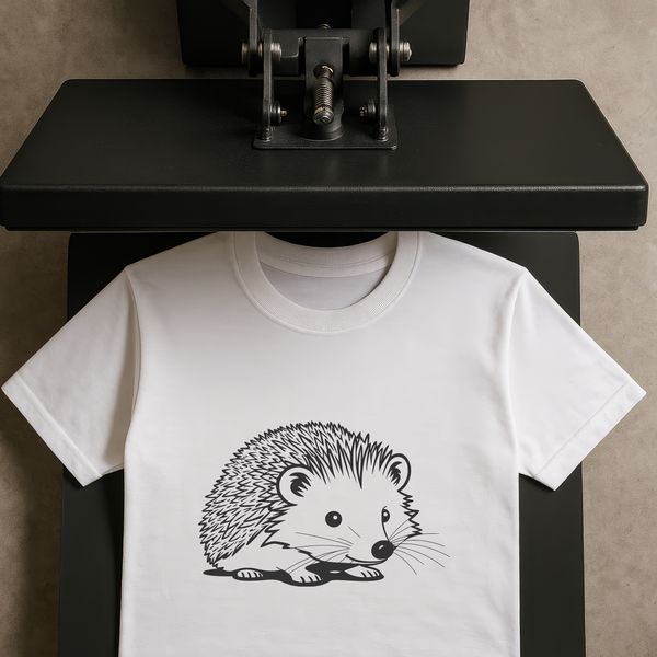 Vector Hedgehog Design Download A detailed illustration of a hedgehog's face and body, suitable for vector design projects.