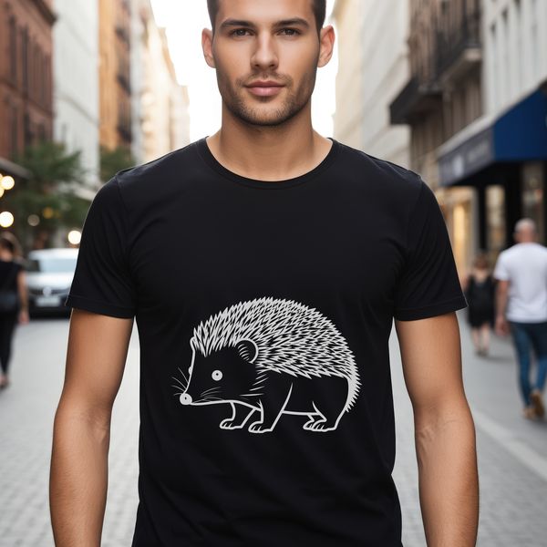 Cute Hedgehog Graphic Vector Illustrative graphic of a hedgehog in vector format.