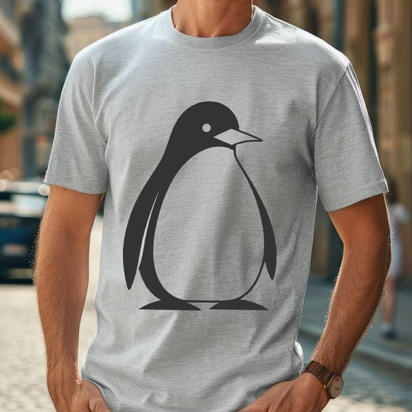 Antarctic Penguin Illustrations A simple illustration of an Antarctic penguin in various poses suitable for graphic design projects.