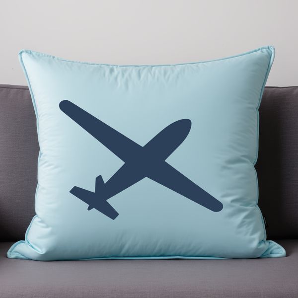 Vector illustration of a commercial airplane in flight, ideal for graphic design projects.