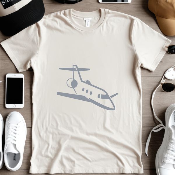 A high-quality vector silhouette of a commercial aircraft.