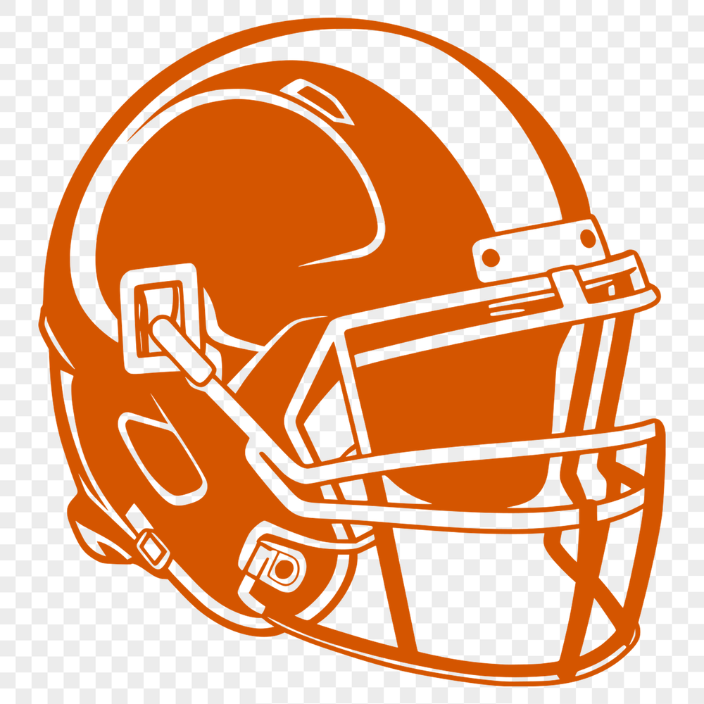 A high-resolution illustration of a football helmet with a facemask and laces, suitable for vector art designs.