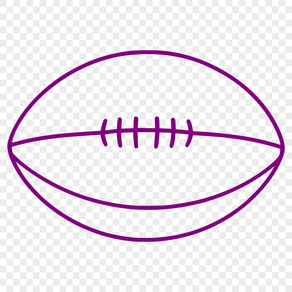 Free Football Clip Art Design A high-resolution digital illustration of a traditional American football.