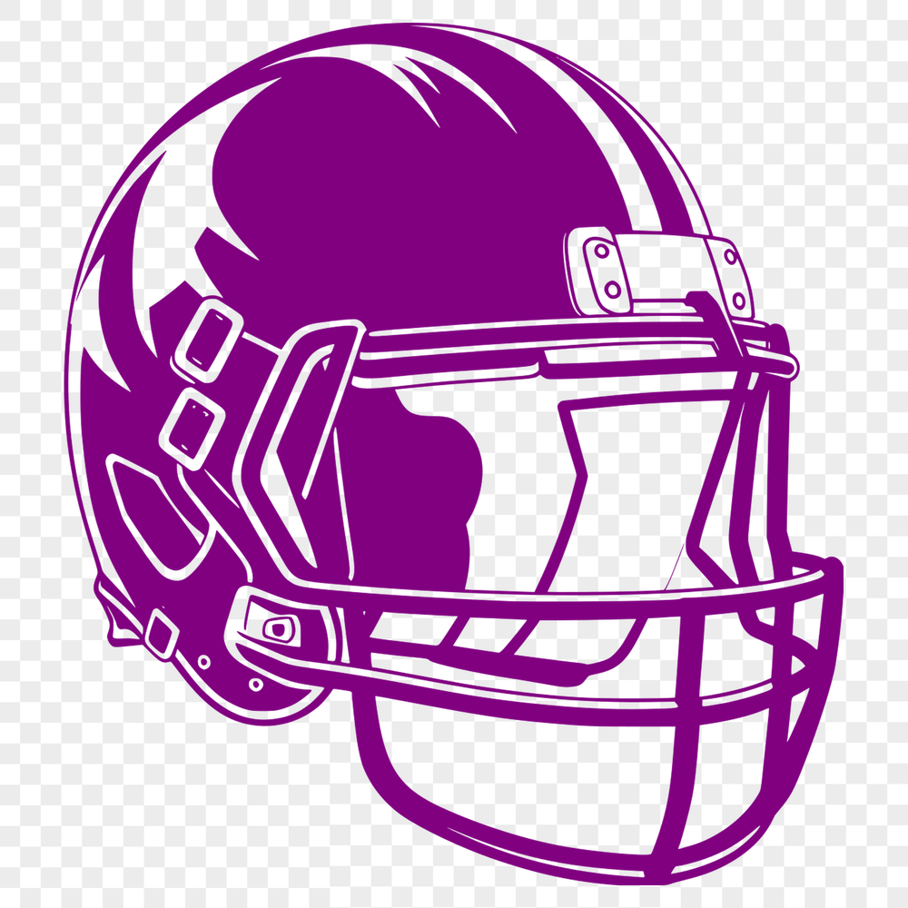 An illustration of a football with laces and a textured surface.