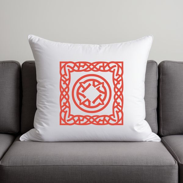 Ornate Celtic design with intricate shape and pattern details, perfect for DIY projects and personal use.