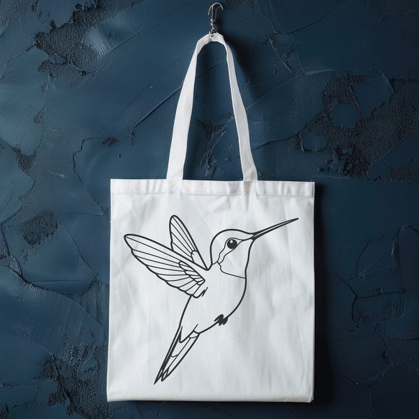 Beautiful Free Bird Clip Art Design A digital illustration of a hummingbird in flight, suitable for various design applications.
