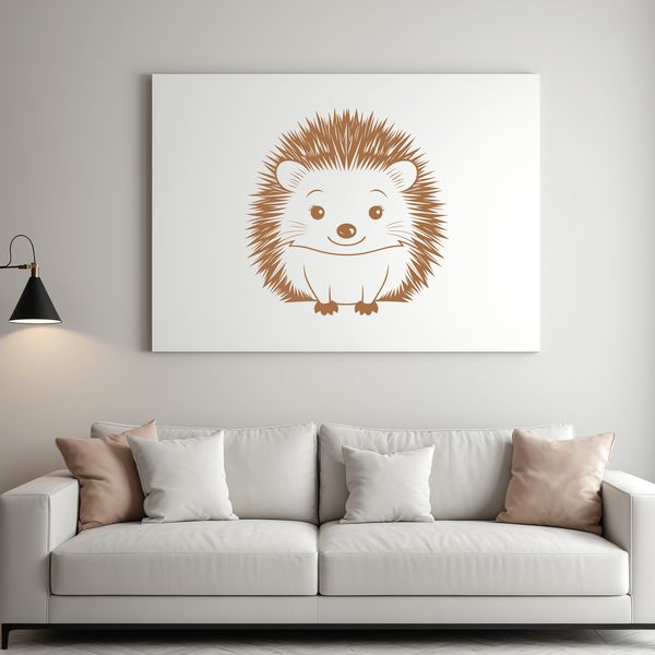 Beautiful Mammal Illustration An SVG representation of a small mammal with quills, suitable for digital use.