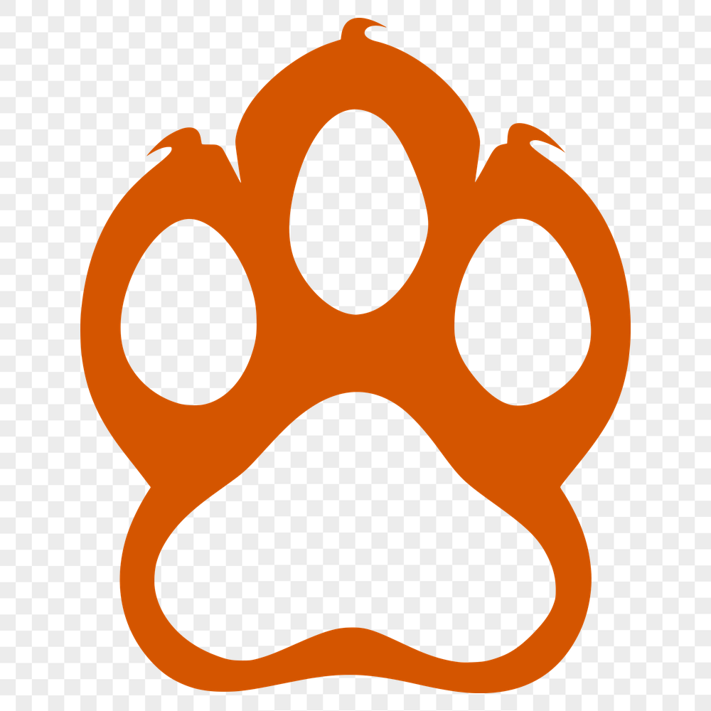 Artistic Paw In SVG, PNG, PDF And DXF File Formats - Free