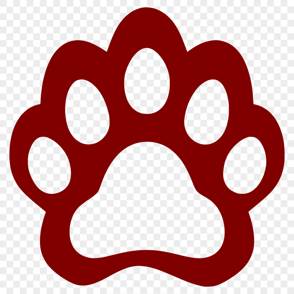 Free Paw Print In DXF Free Commercial Use Download