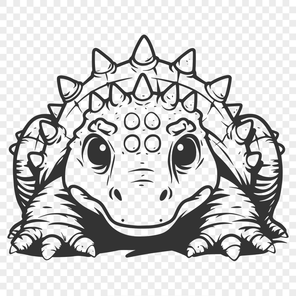 Free Ankylosaurus SVG