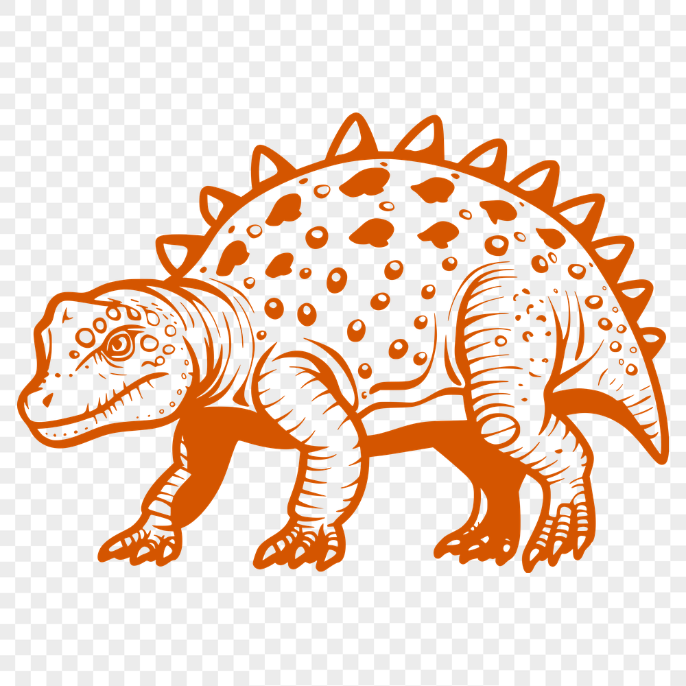 Stunning Ankylosaurus Vector Illustration