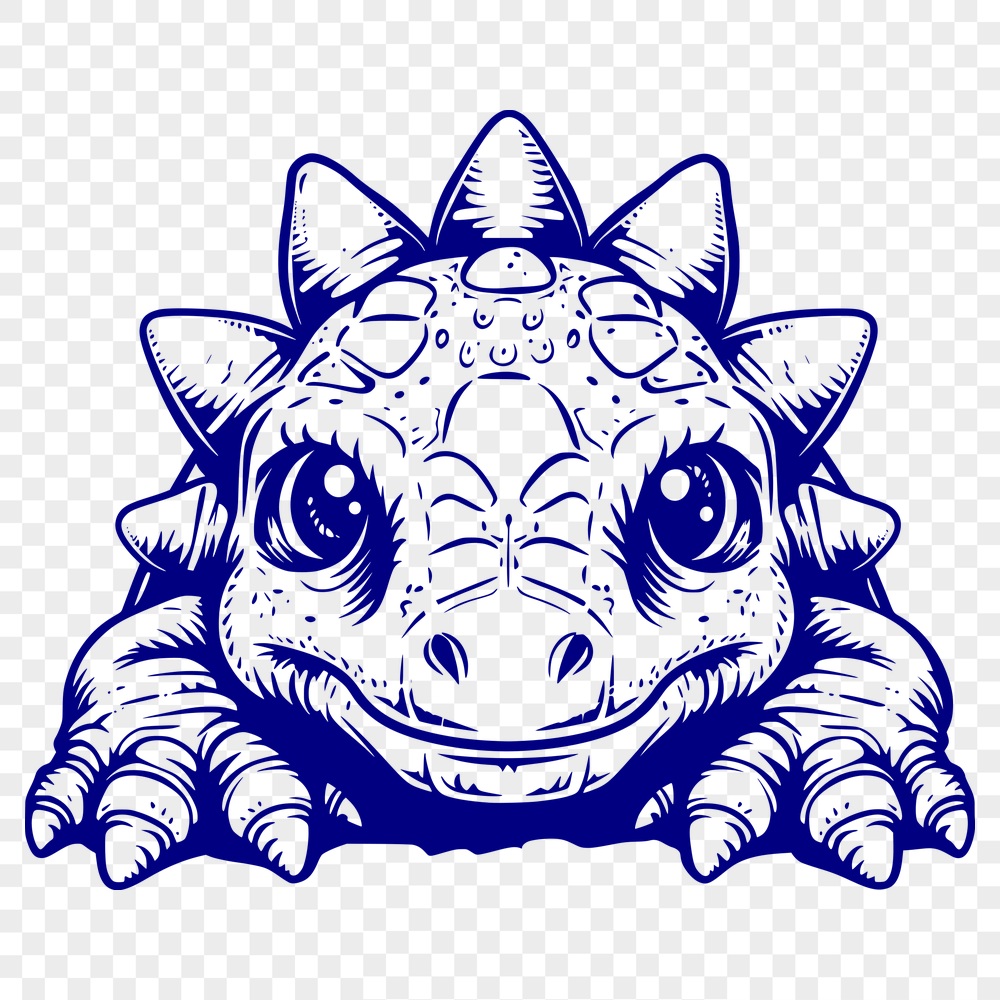 Beautiful Ankylosaurus - For Laser Engraver Project