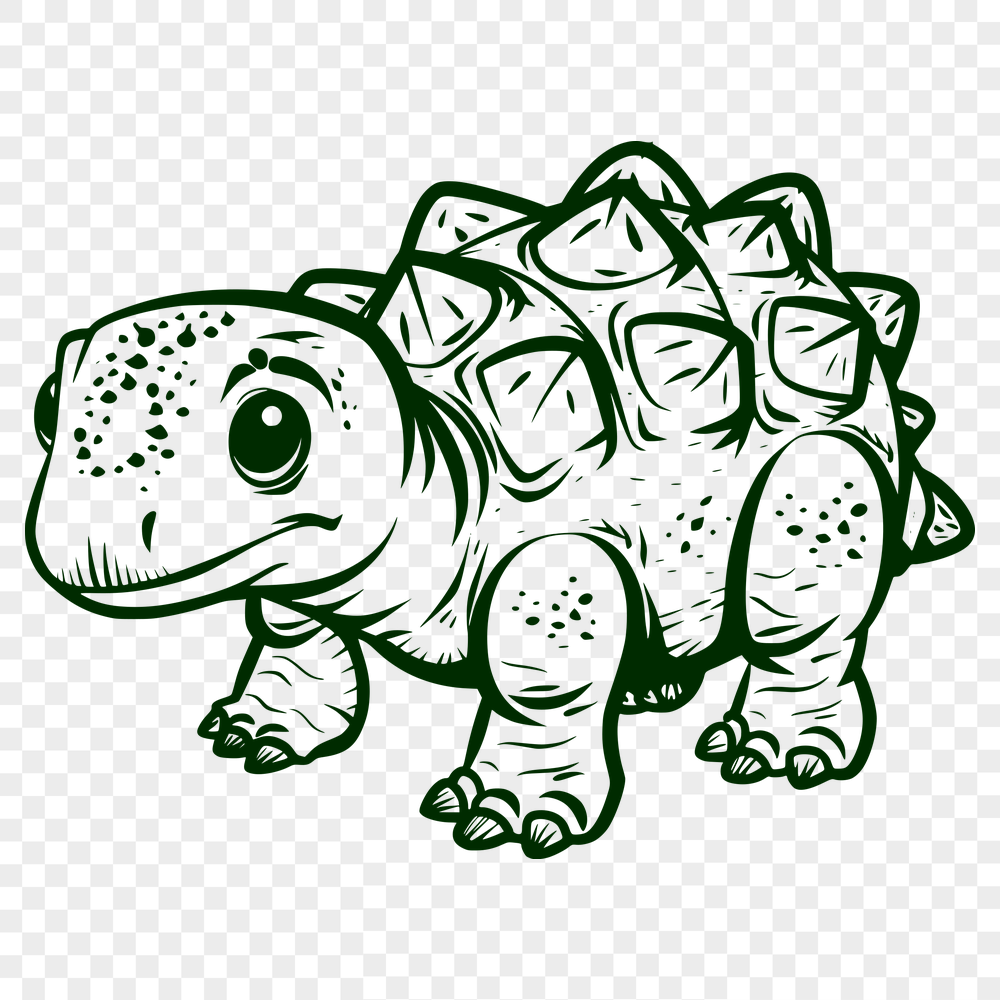 Free Ankylosaurus - For Laser Engraver Project