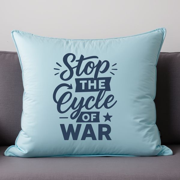 Anti War Quote SVG Graphic Design