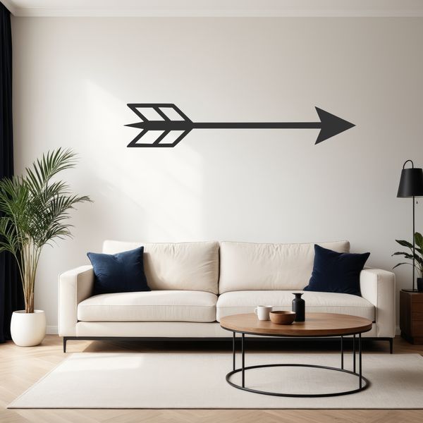 Vector arrow design for laser engraving and decals