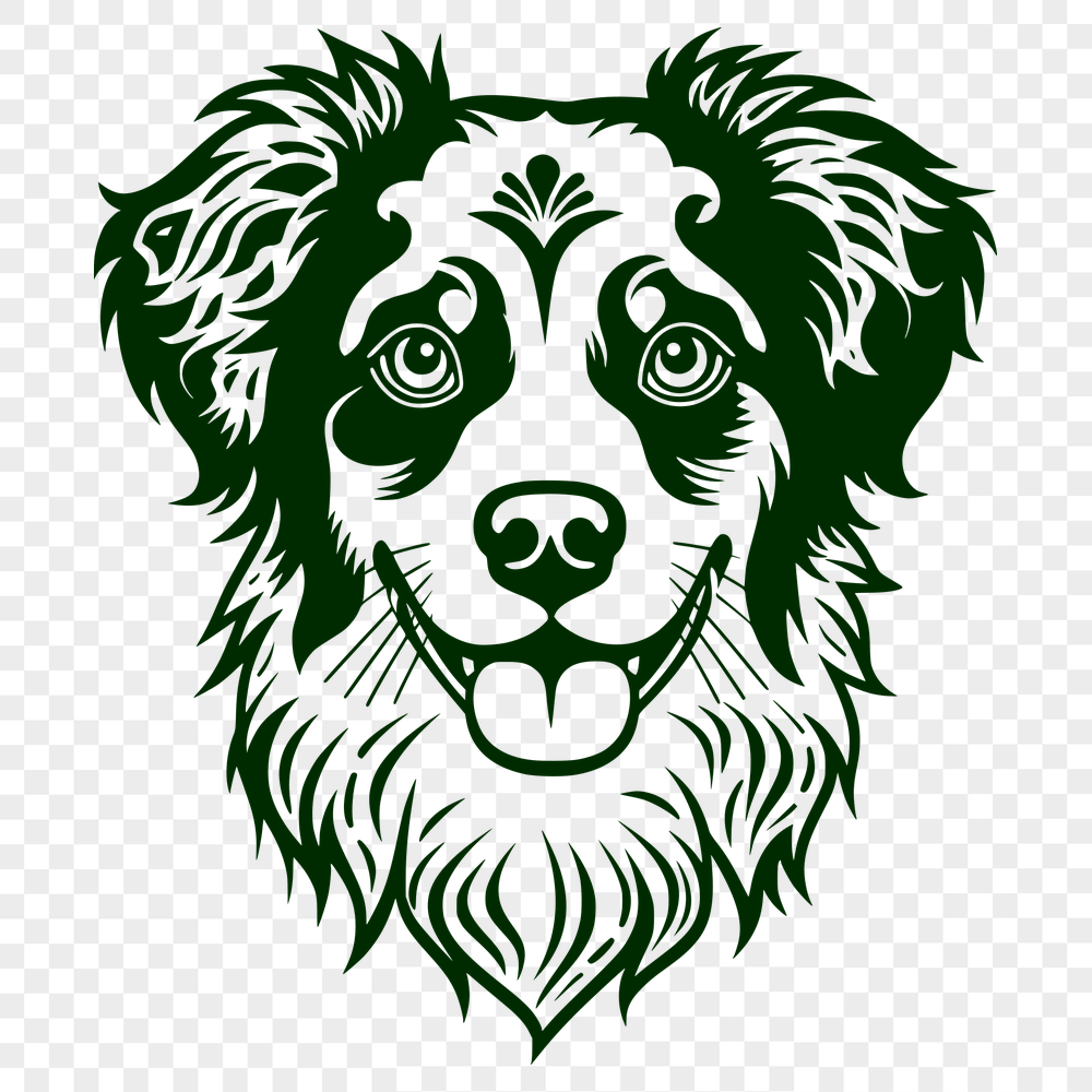 Unique Dog Vector Illustration