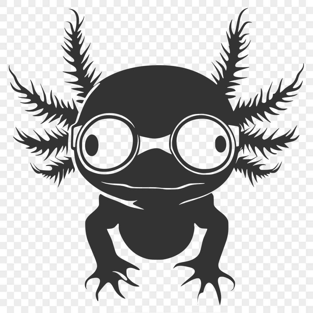 Axolotl Wearing Sunglasses