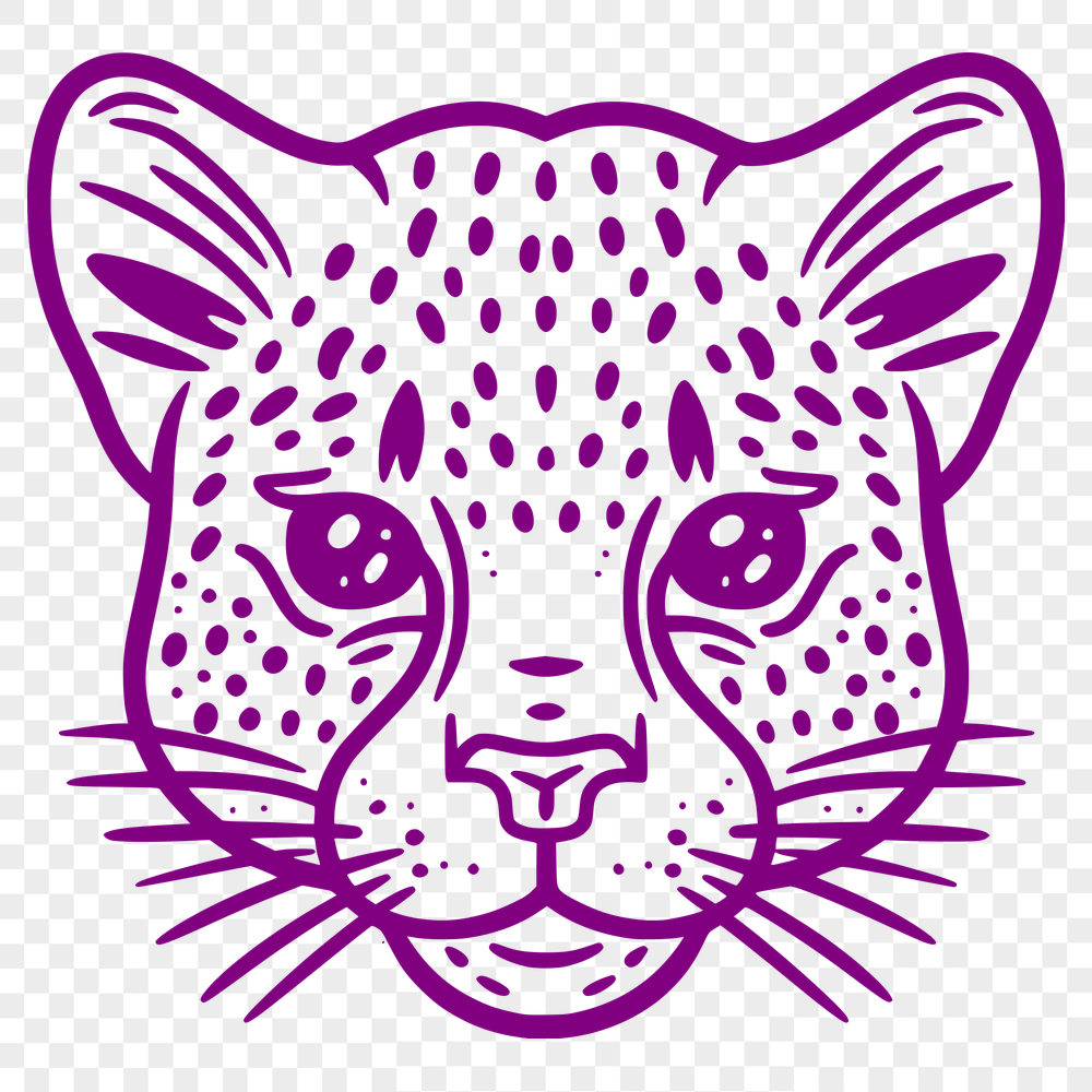 Stunning Big Cat Vector Craft File