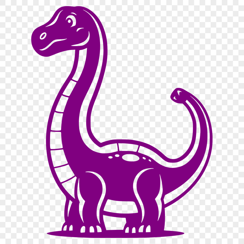 Stunning Brachiosaurus SVG