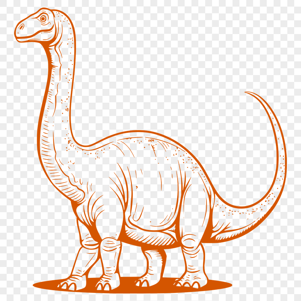 Beautiful Brachiosaurus Printable Image