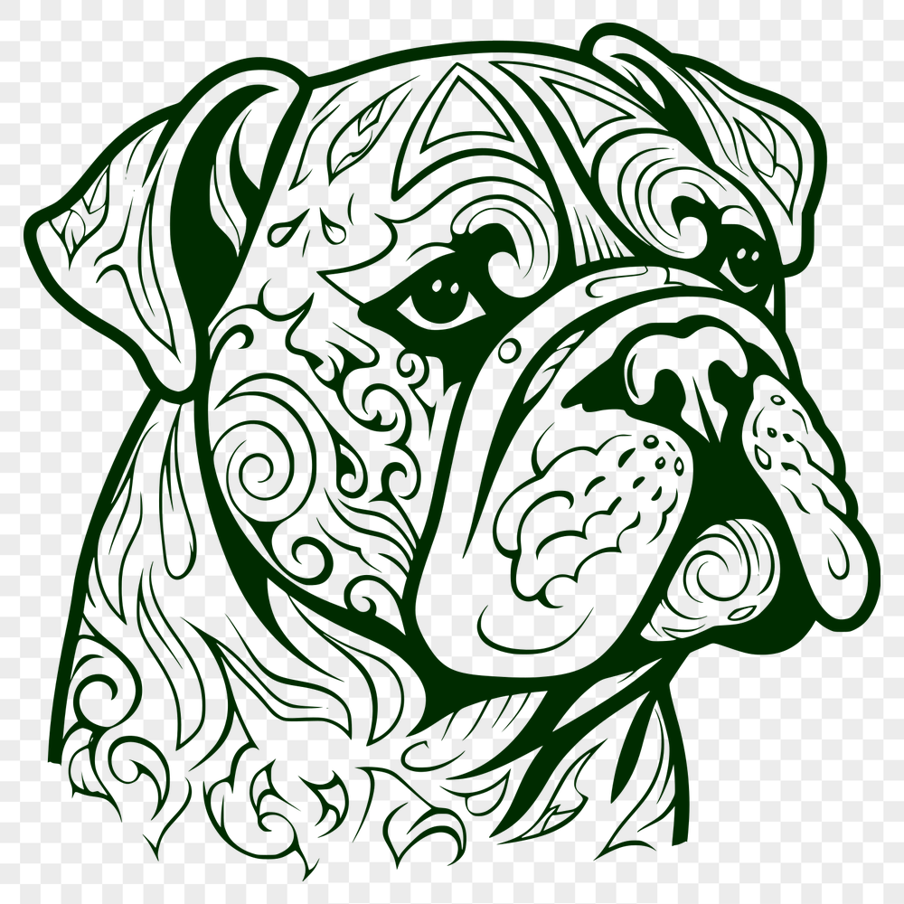 Free Artistic Bulldog Clipart