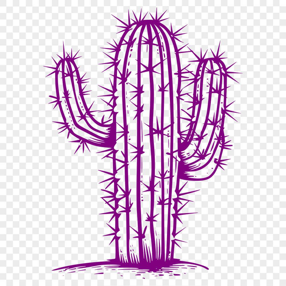 Free Creative Cactus Clipart