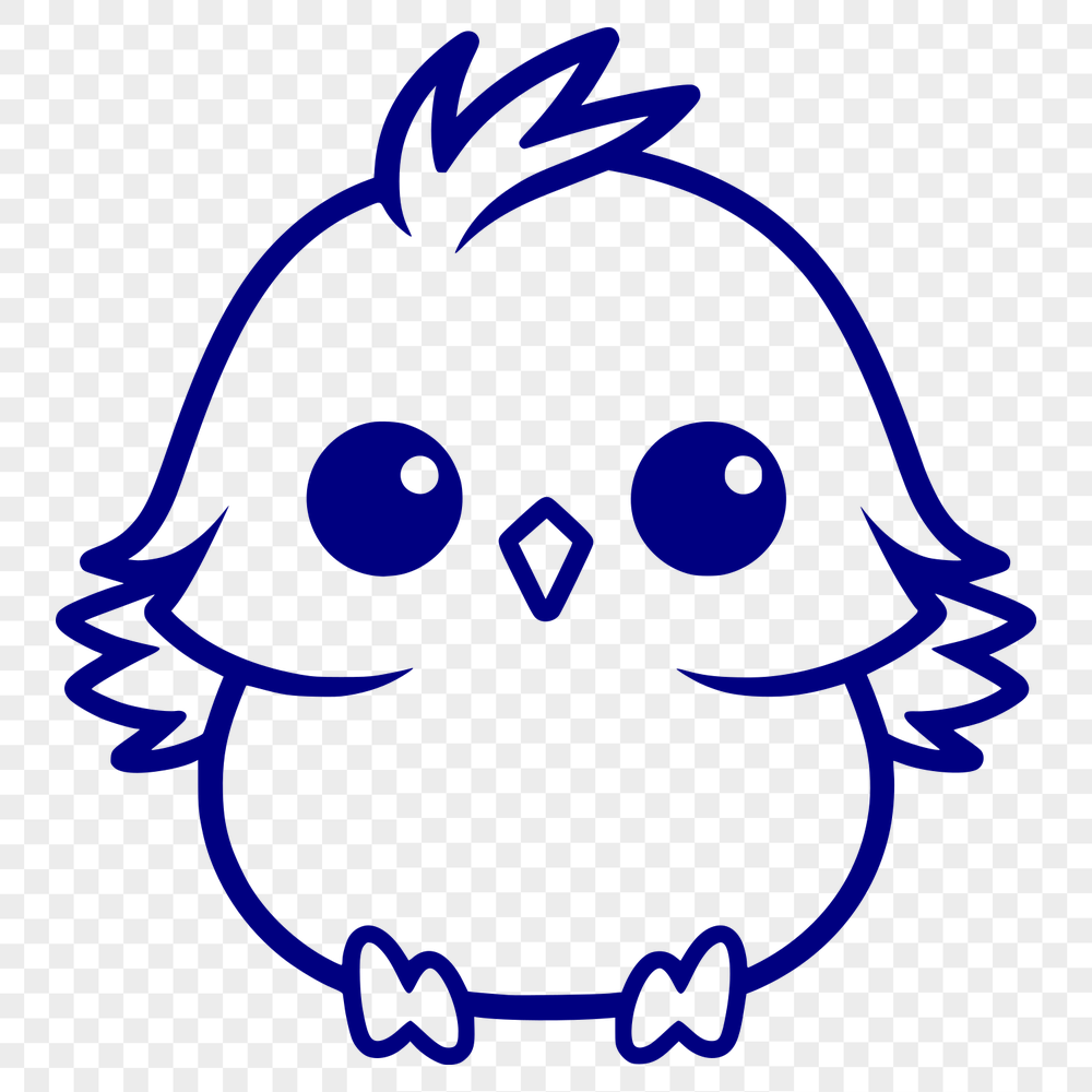 Free Chick SVG, PNG, PDF And DXF Files