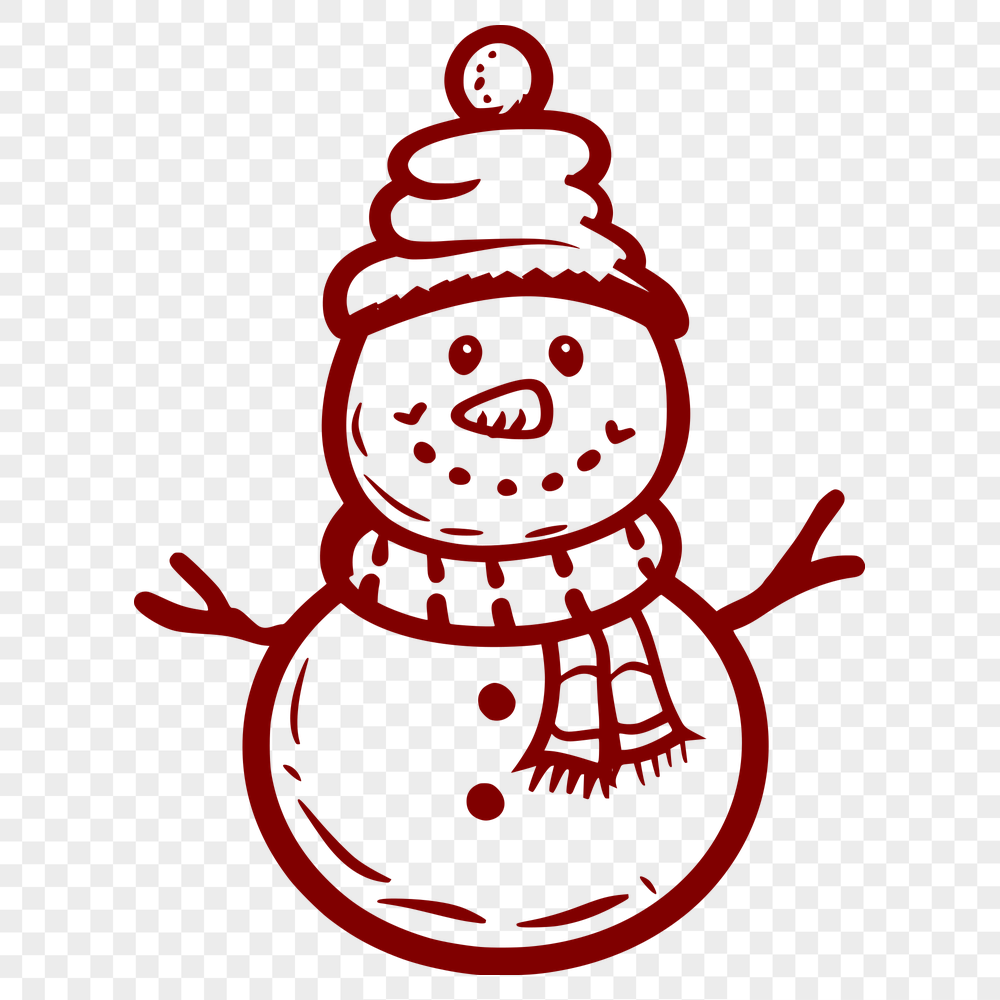 Free Snowman - Craft SVG