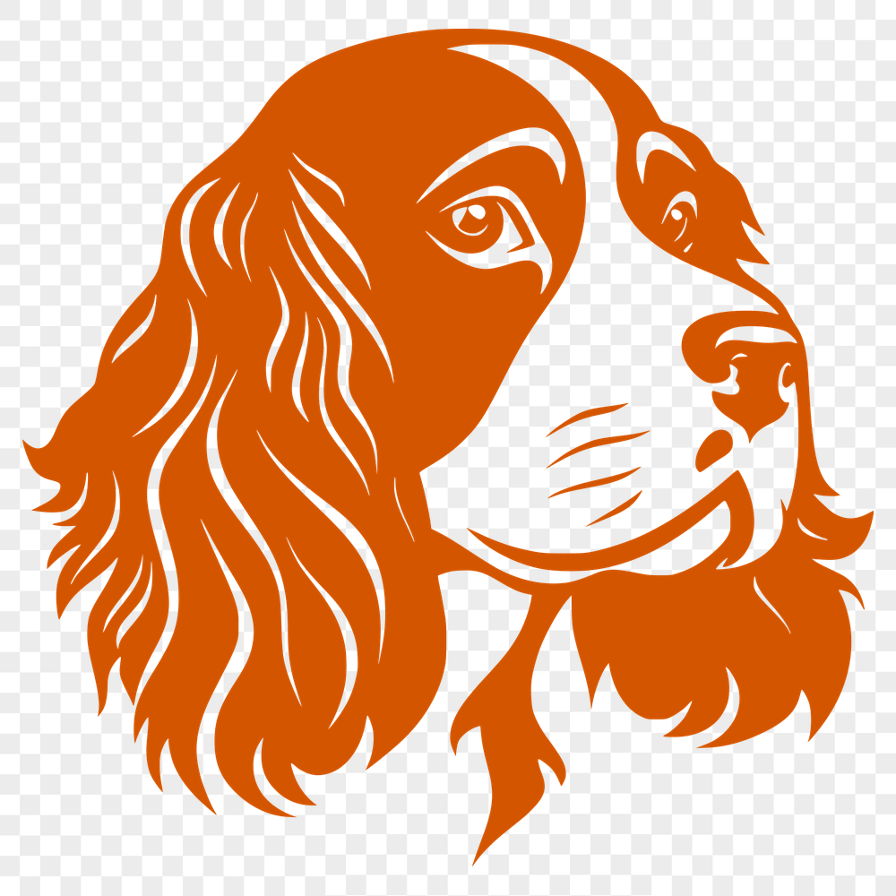 Unique Cocker Spaniel Stencil