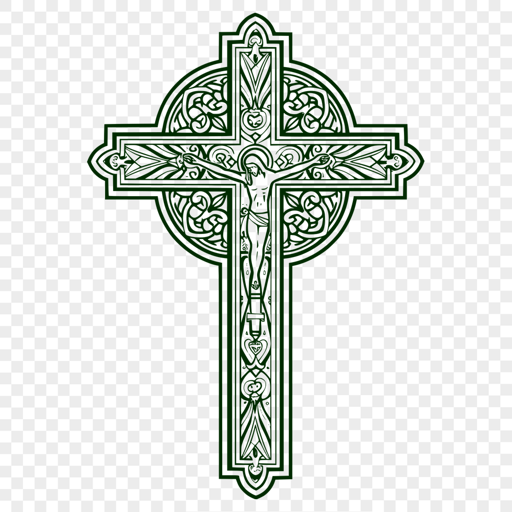 Free Artistic Cross Illustration