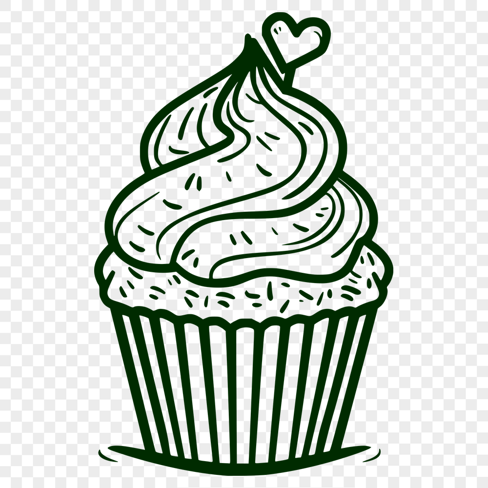 Free Free Cupcake Vector Drawing